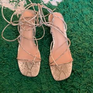 Urban Outfitters lace up sandal